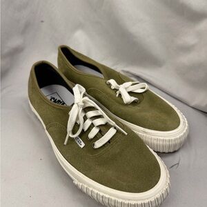 Vans Classic Olive Canvas Sneakers